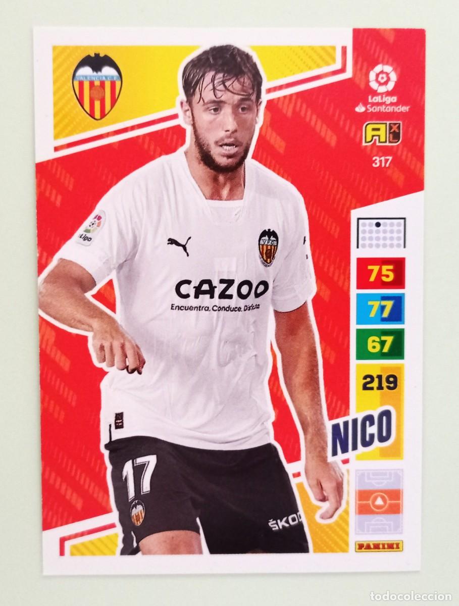 Cartes &agrave; collectionner de Football: ADRENALYN XL 2022-2023 (N&ordm; 317 NICO - VALENCIA C.F.)