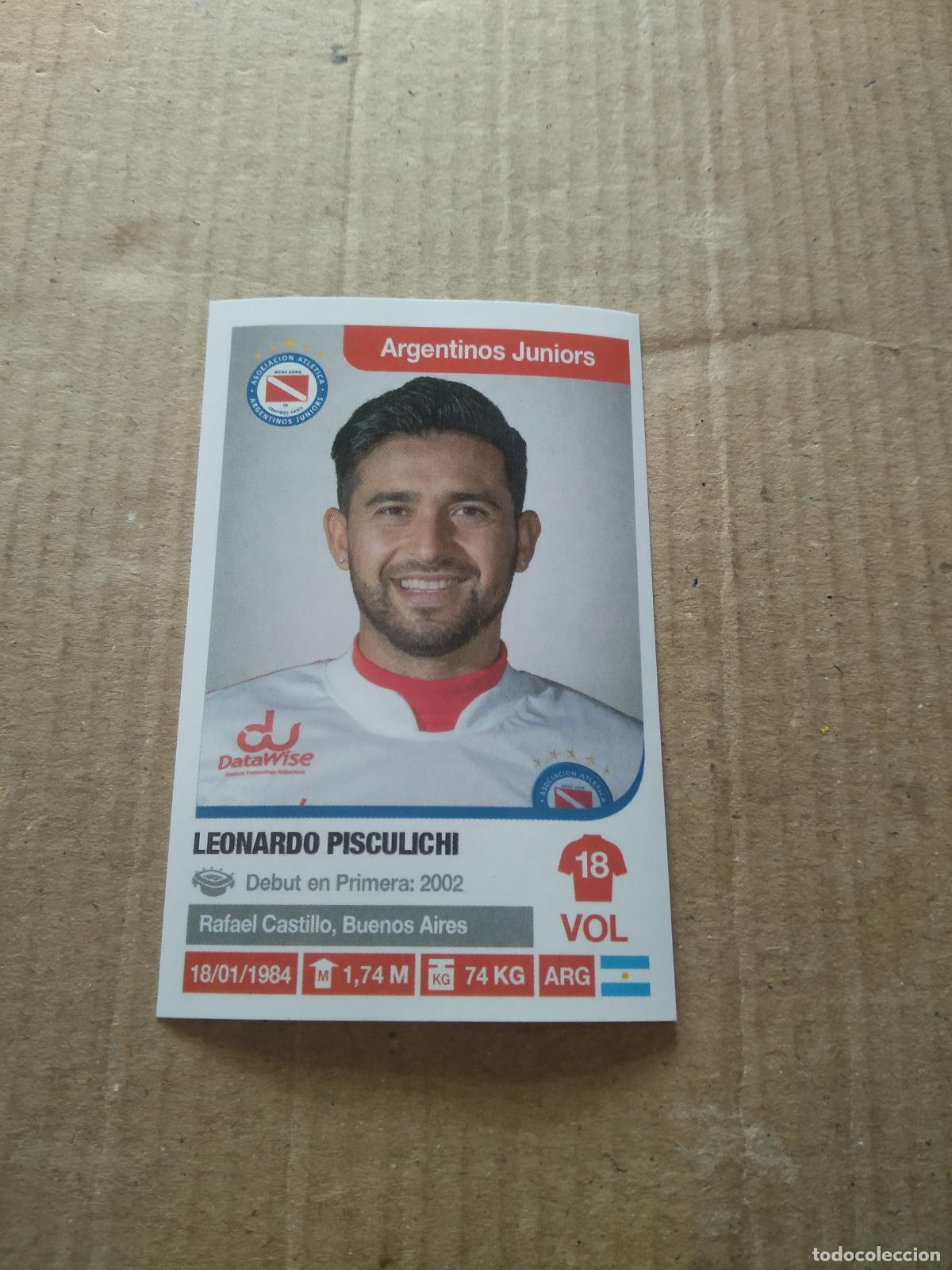 Cartes &agrave; collectionner de Football: 29 POSCULICHI ARGENTINOS JUNIORS CROMO FUTBOL ARGENTINO 18-19 PANINI LIGA ARGENTINA 2018-2019