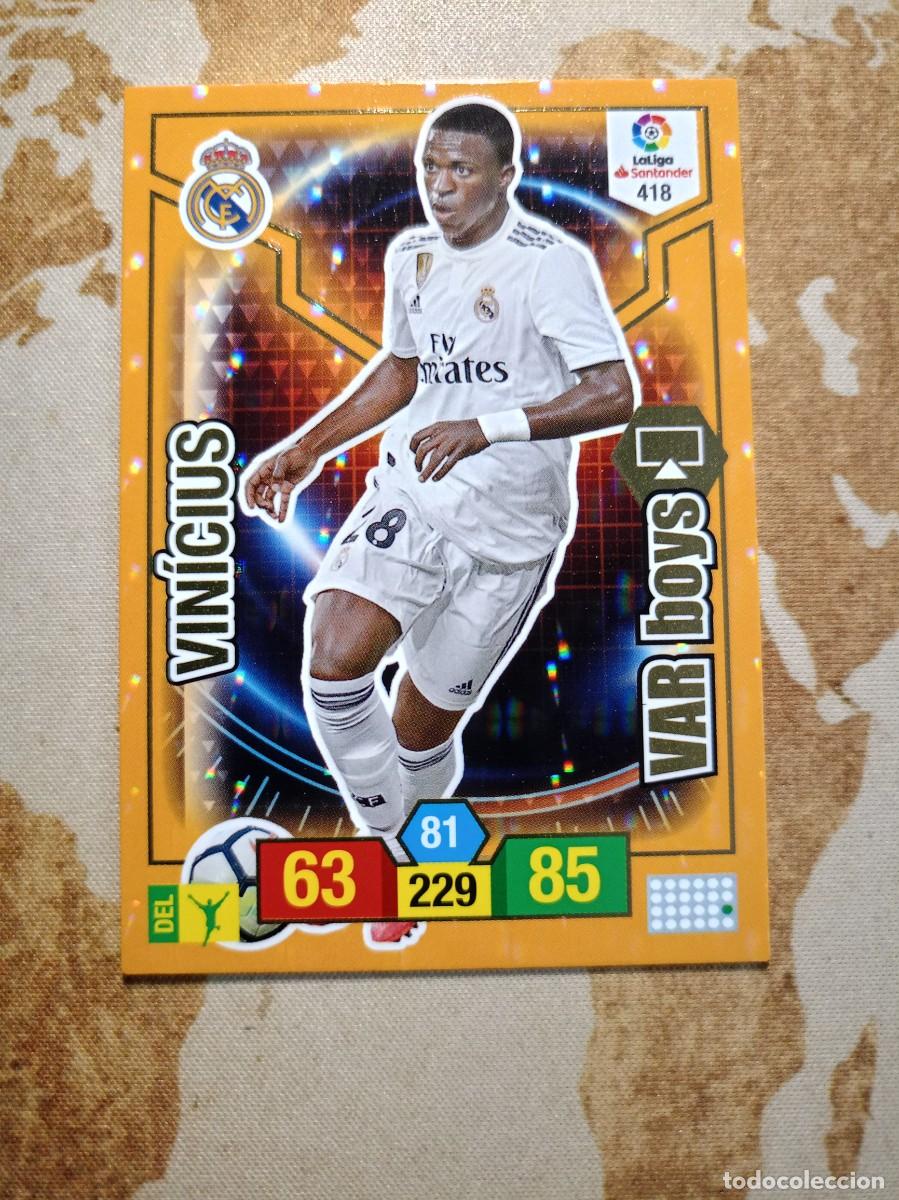 Cartes &agrave; collectionner de Football: VAR boys 418 VINICIUS Adrenalyn 2018-19