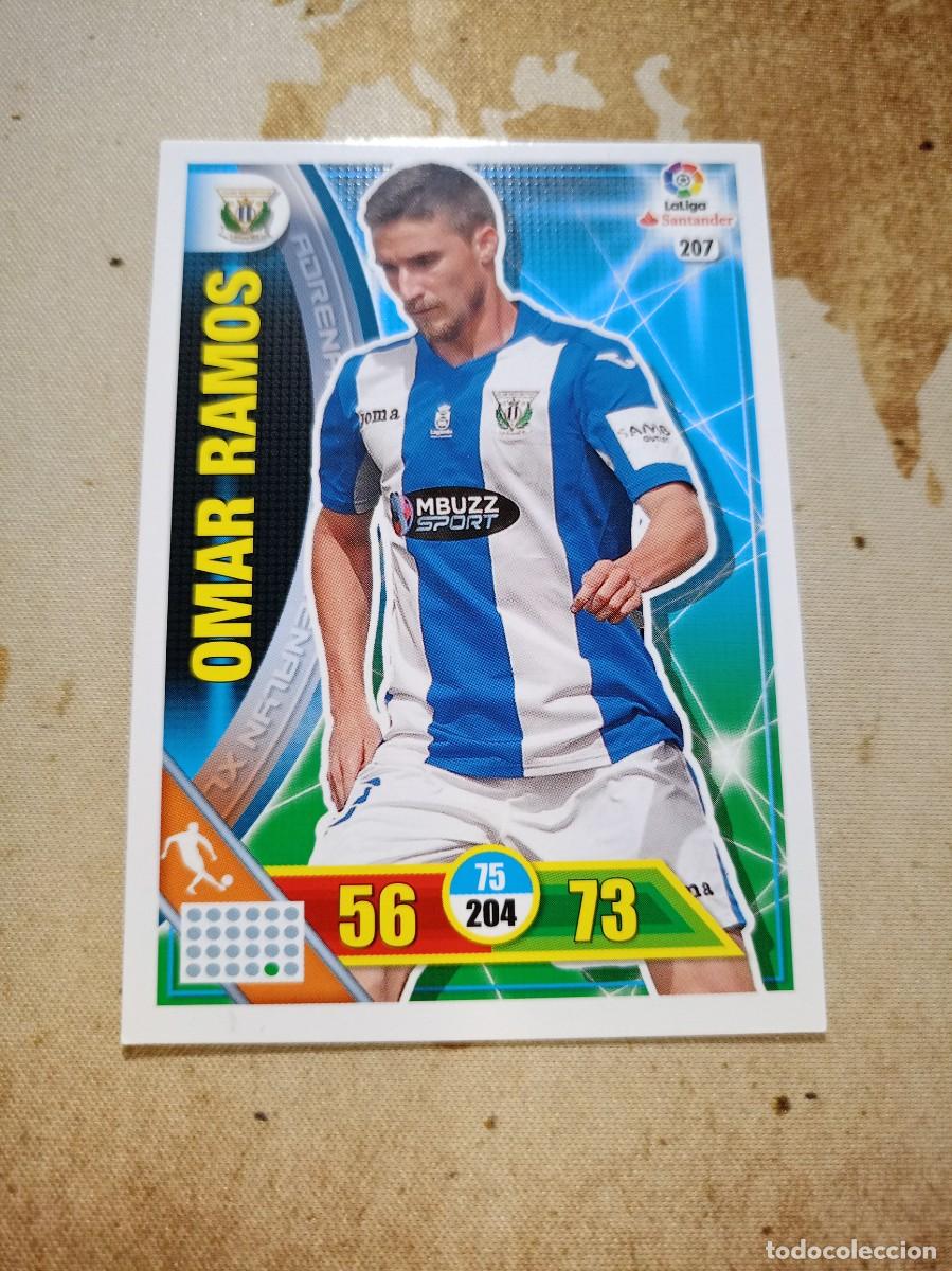 Cartes &agrave; collectionner de Football: Legan&eacute;s 207 OMAR RAMOS Adrenalyn 2016-17