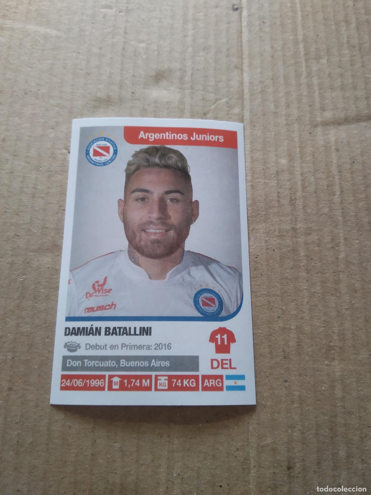 Cartes &agrave; collectionner de Football: 30 DAMIAN BATALLINI ARGENTINOS JUNIORS CROMO FUTBOL ARGENTINO 18-19 PANINI LIGA ARGENTINA 2018-2019