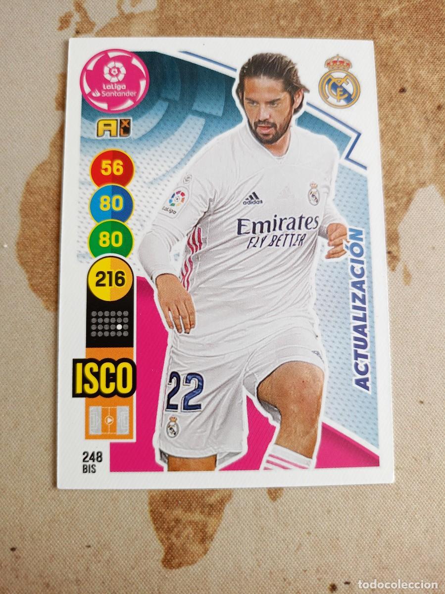 Cromos de F&uacute;tbol: Real Madrid 248 bis ISCO Adrenalyn 2020-21