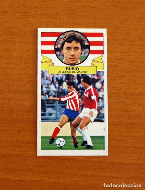 Cromos de F&uacute;tbol: Atl&eacute;tico de Madrid - Rubio - Ediciones Este Liga 1985-1986, 85-86 - Nunca pegado