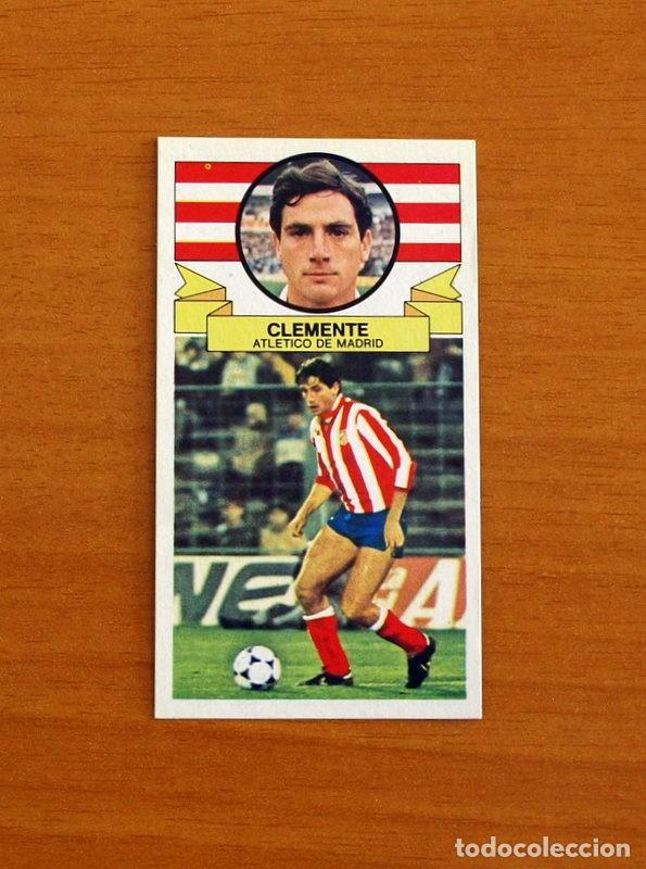 Cromos de Futebol: Atl&eacute;tico de Madrid - Clemente - Ediciones Este Liga 1985-1986, 85-86 - Nunca pegado