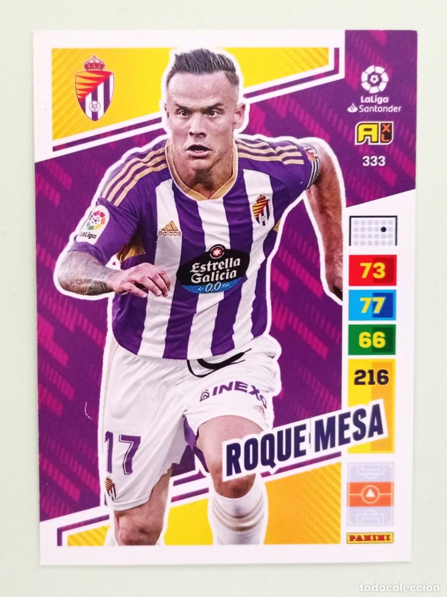 Cromos de F&uacute;tbol: ADRENALYN XL 2022-2023 (N&ordm; 333 ROQUE MESA - R. VALLADOLID C.F.)