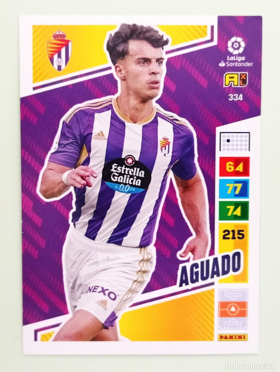 Cromos de Futebol: ADRENALYN XL 2022-2023 (N&ordm; 334 AGUADO - R. VALLADOLID C.F.)