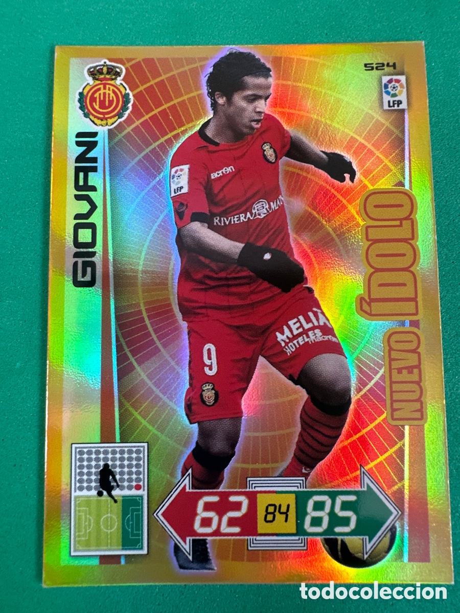 Cromos de Futebol: 524 GIOVANI (MALLORCA) NUEVO &Iacute;DOLO ADRENALYN 2012-13 12 13 TRADING CARD