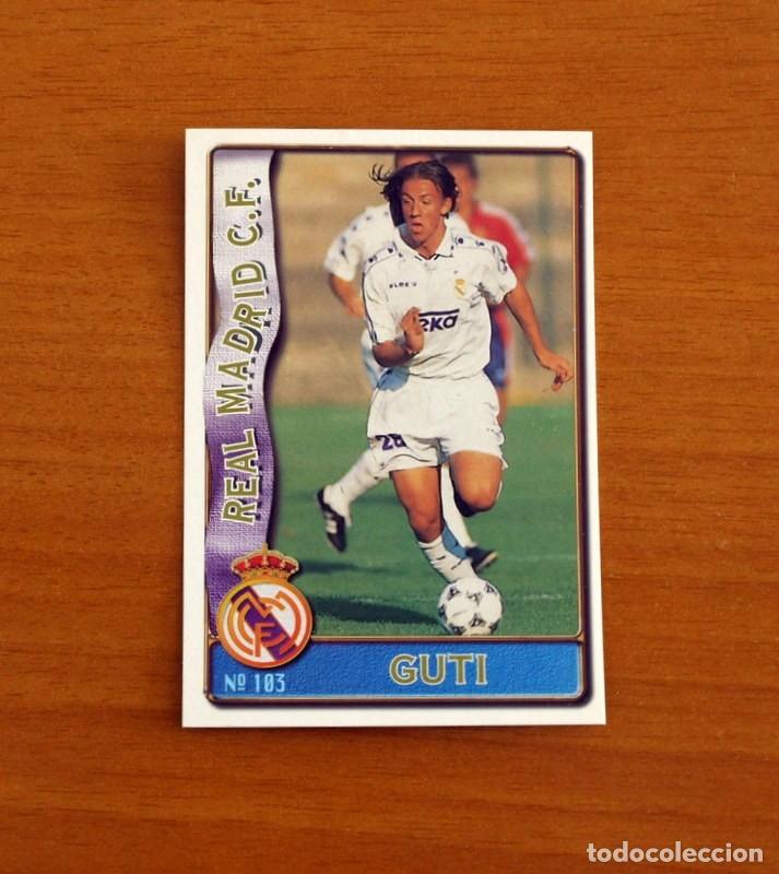 Cromos de F&uacute;tbol: Real Madrid -N&ordm; 103 Guti -Rookie-Mundicromo Las Fichas de la Liga de F&uacute;tbol 1996-1997-96-97