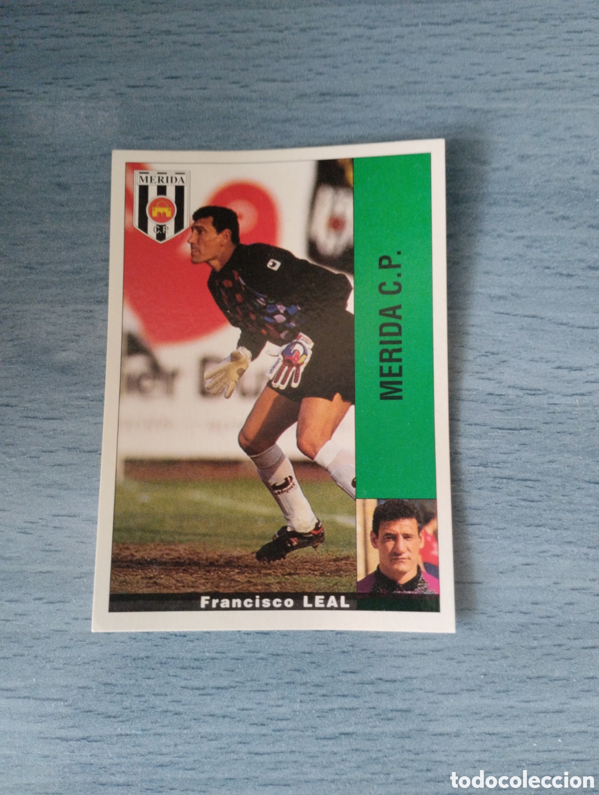 Cromos de F&uacute;tbol: Cromo Panini liga 95 96 leal M&eacute;rida sin pegar