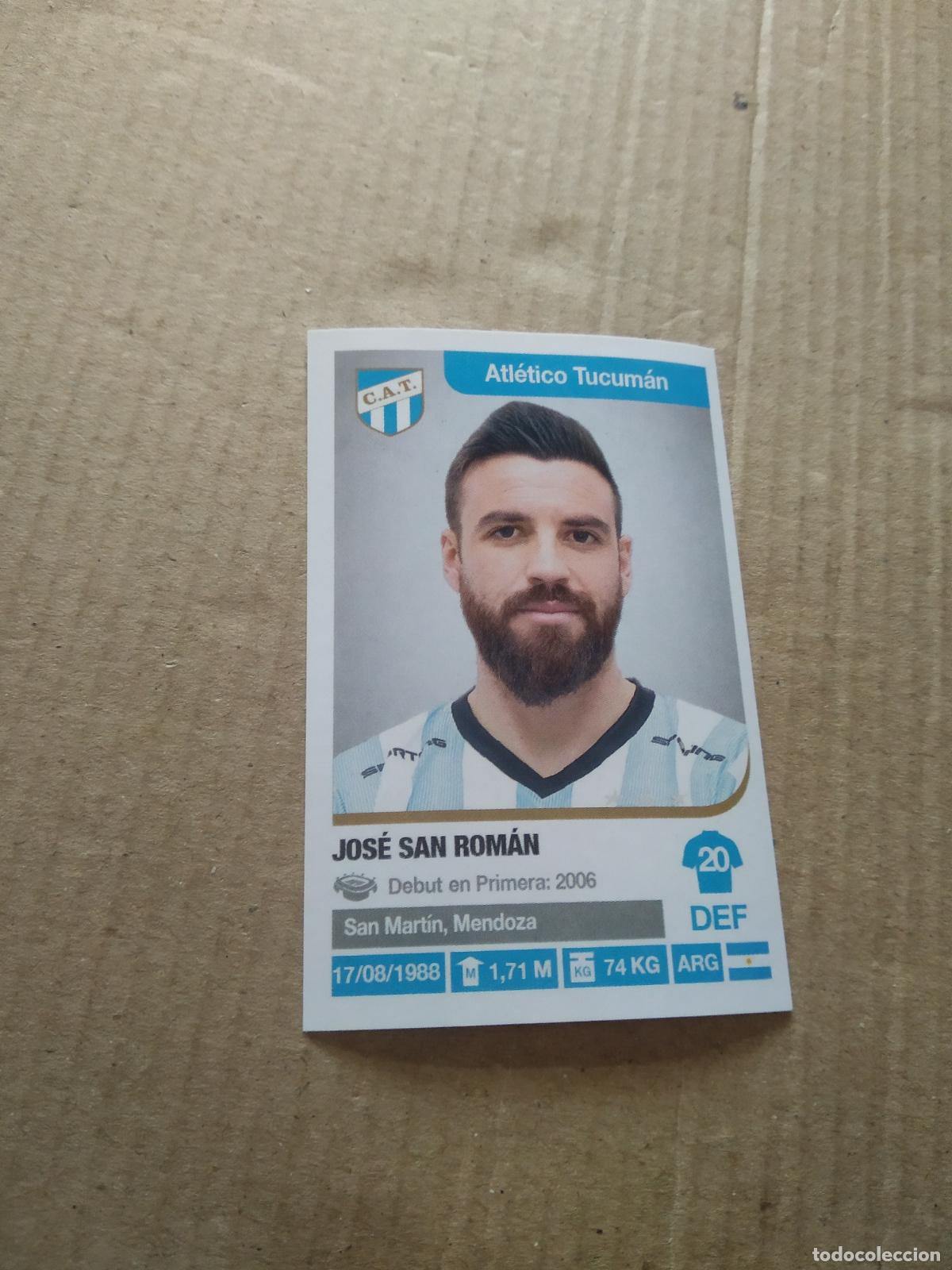 Cromos de F&uacute;tbol: 38 JOSE SAN ROMAN ATLETICO TUCUMAN CROMO FUTBOL ARGENTINO 18-19 PANINI LIGA ARGENTINA 2018-2019