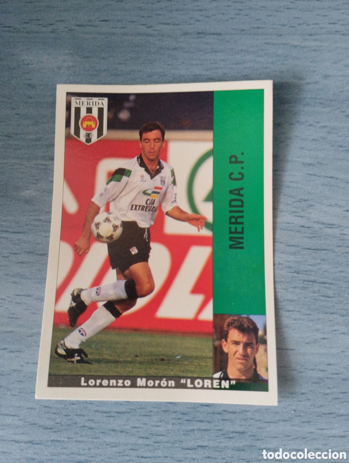Cromos de F&uacute;tbol: Cromo Panini liga 95 96 Loren M&eacute;rida sin pegar