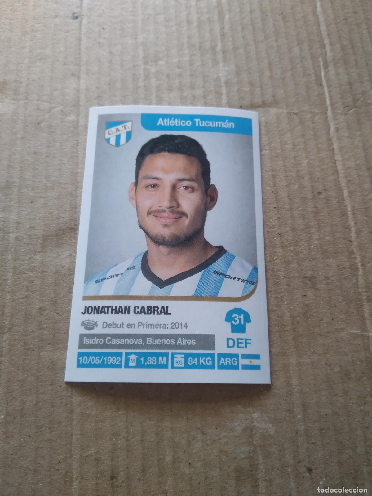 Cromos de F&uacute;tbol: 40 JONATHAN CABRAL ATLETICO TUCUMAN CROMO FUTBOL ARGENTINO 18-19 PANINI LIGA ARGENTINA 2018-2019