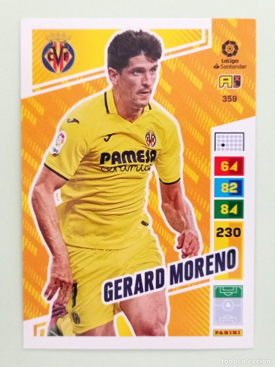Cromos de F&uacute;tbol: ADRENALYN XL 2022-2023 (N&ordm; 359 GERARD MORENO - VILLARREAL C.F.)