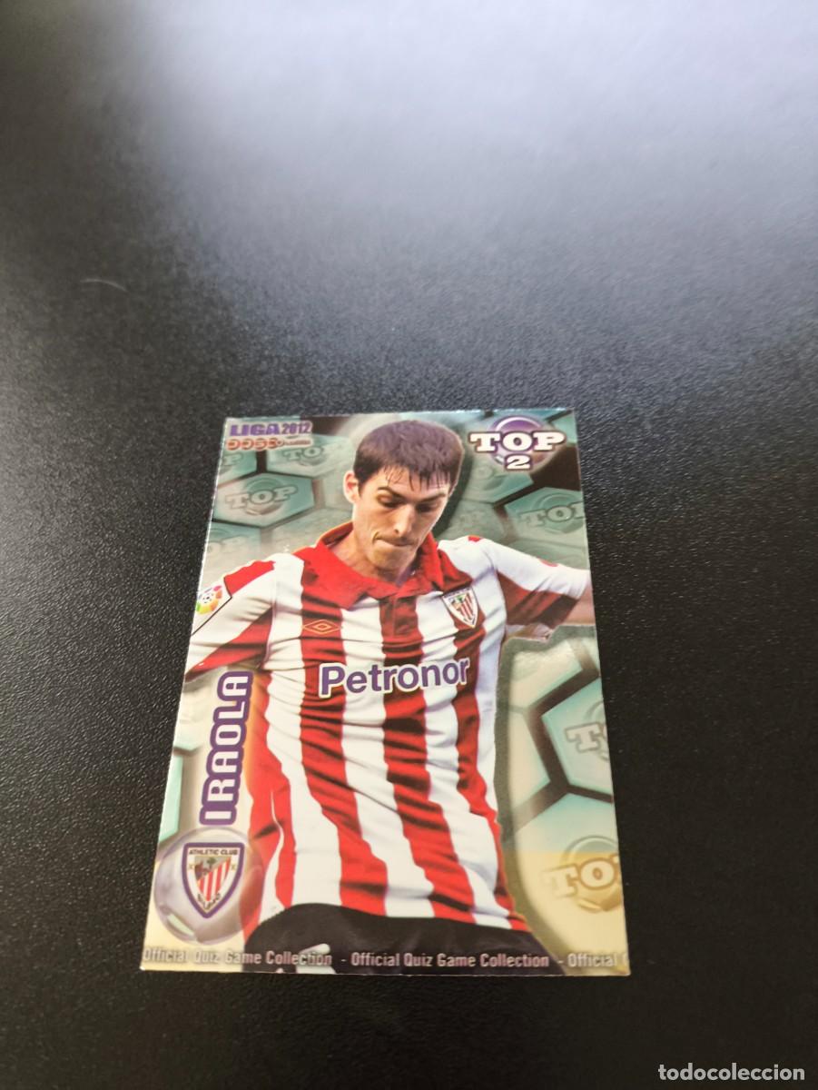 Cromos de F&uacute;tbol: 552 IRAOLA ATHLETIC DE BILBAO AZUL TOP 2 MUNDICROMO LIGA 2011 2012 11 12 NO PANINI ESTE MEGACRACKS