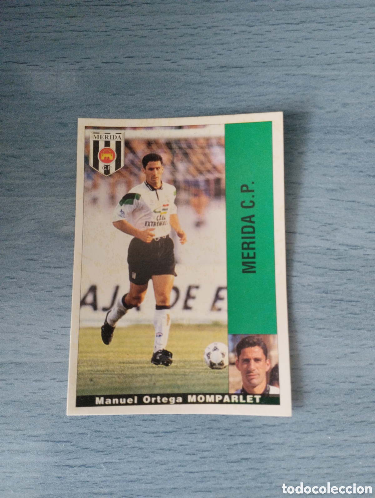 Cromos de F&uacute;tbol: Cromo Panini liga 95 96 momparlet M&eacute;rida sin pegar