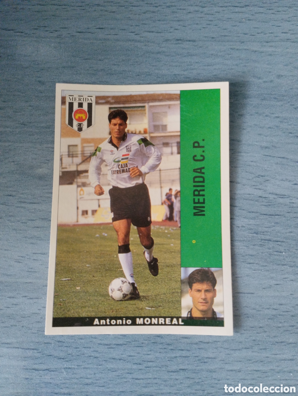 Cromos de F&uacute;tbol: Cromo Panini liga 95 96 monreal M&eacute;rida sin pegar