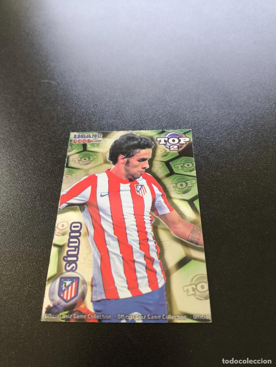 Cromos de F&uacute;tbol: 554 SILVIO ATLETICO DE MADRID VERDE TOP 2 MUNDICROMO LIGA 2011 2012 11 12 NO PANINI ESTE MEGACRACKS
