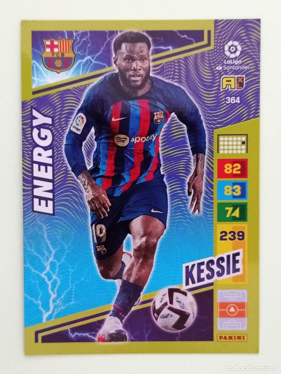 Cromos de F&uacute;tbol: ADRENALYN XL 2022-2023 (N&ordm; 364 KESSIE - F.C. BARCELONA) (ENERGY)
