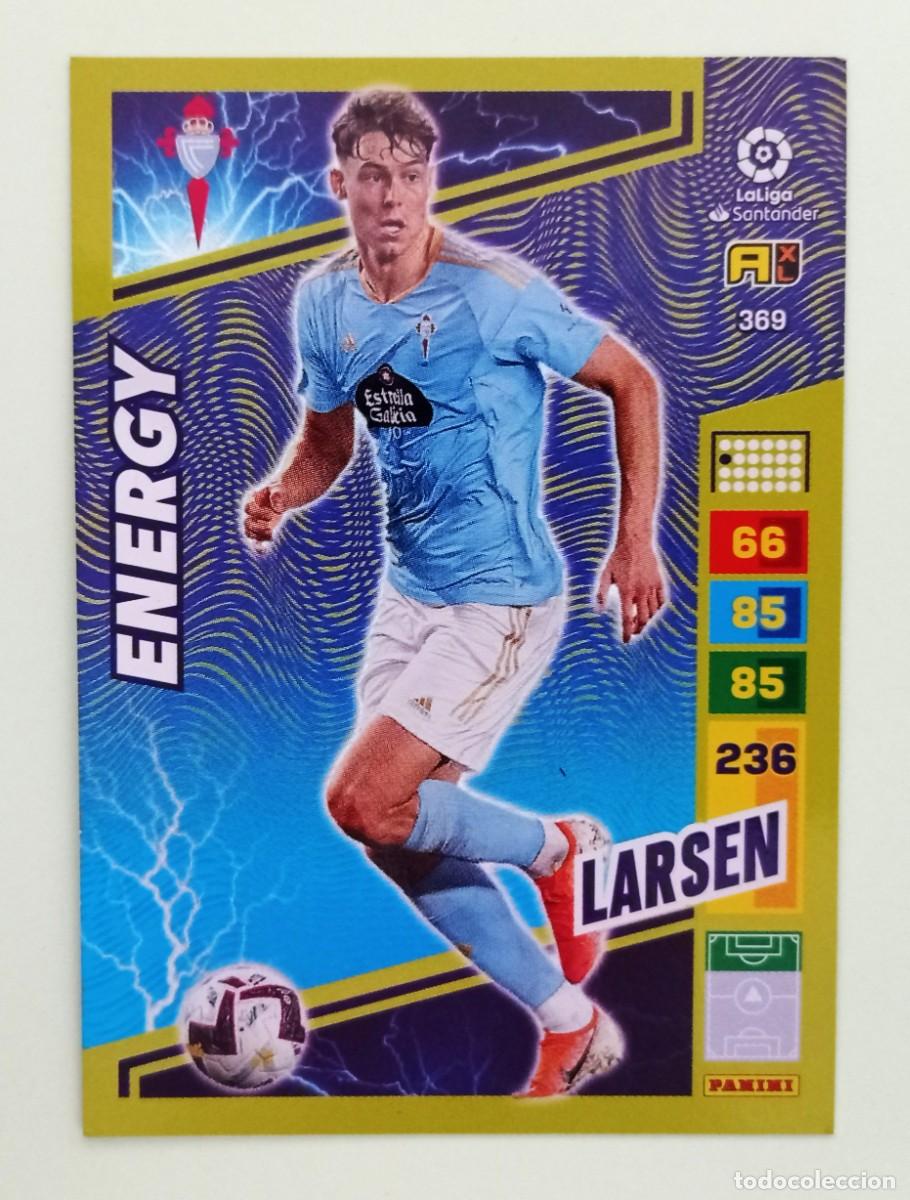 Cromos de F&uacute;tbol: ADRENALYN XL 2022-2023 (N&ordm; 369 LARSEN - R.C. CELTA DE VIGO) (ENERGY)