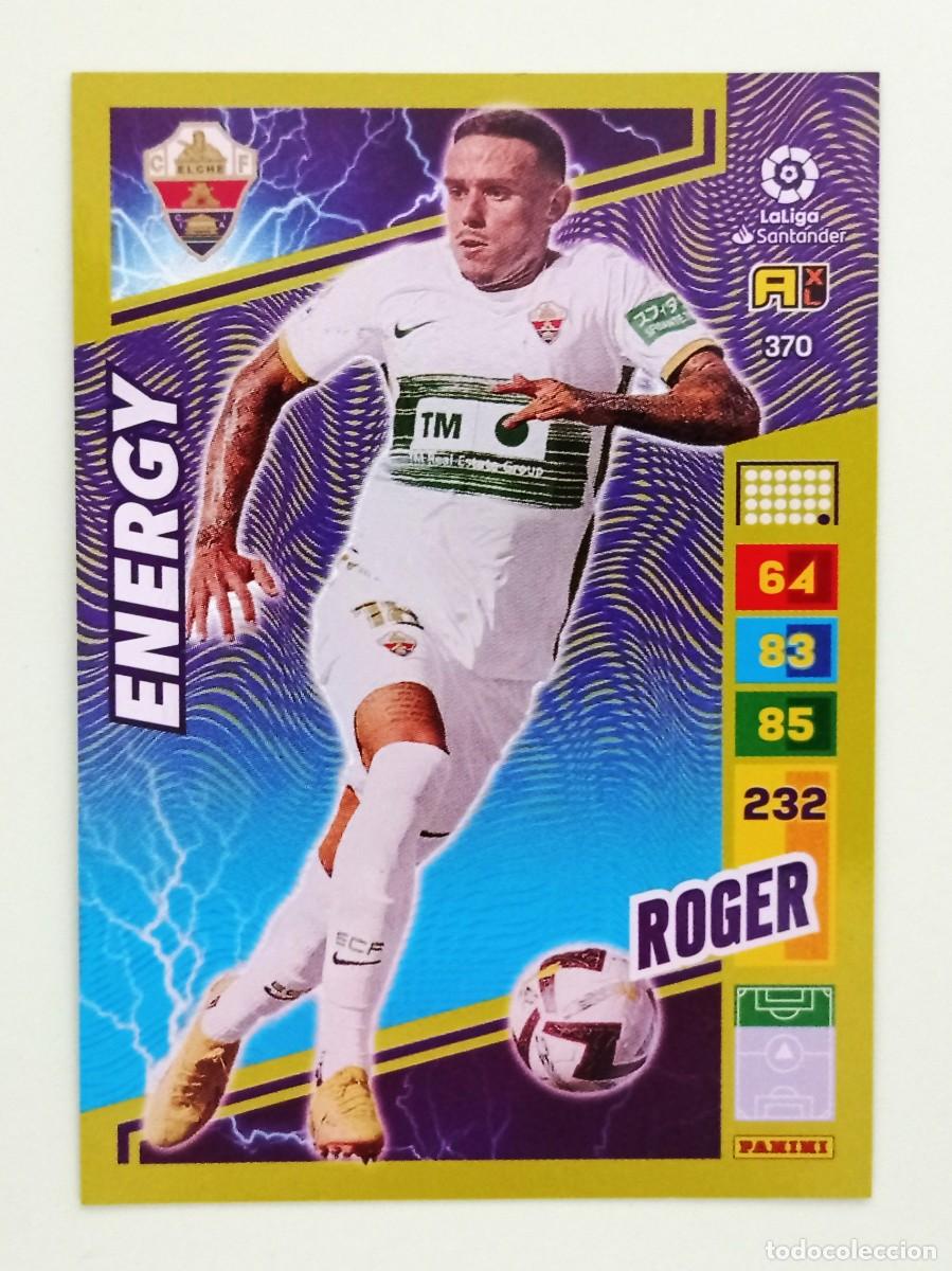 Cromos de F&uacute;tbol: ADRENALYN XL 2022-2023 (N&ordm; 370 ROGER - ELCHE C.F.) (ENERGY)