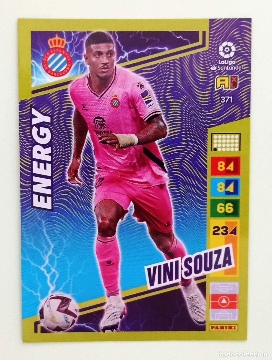 Cromos de F&uacute;tbol: ADRENALYN XL 2022-2023 (N&ordm; 371 VINI SOUZA - R.C.D. ESPANYOL) (ENERGY)