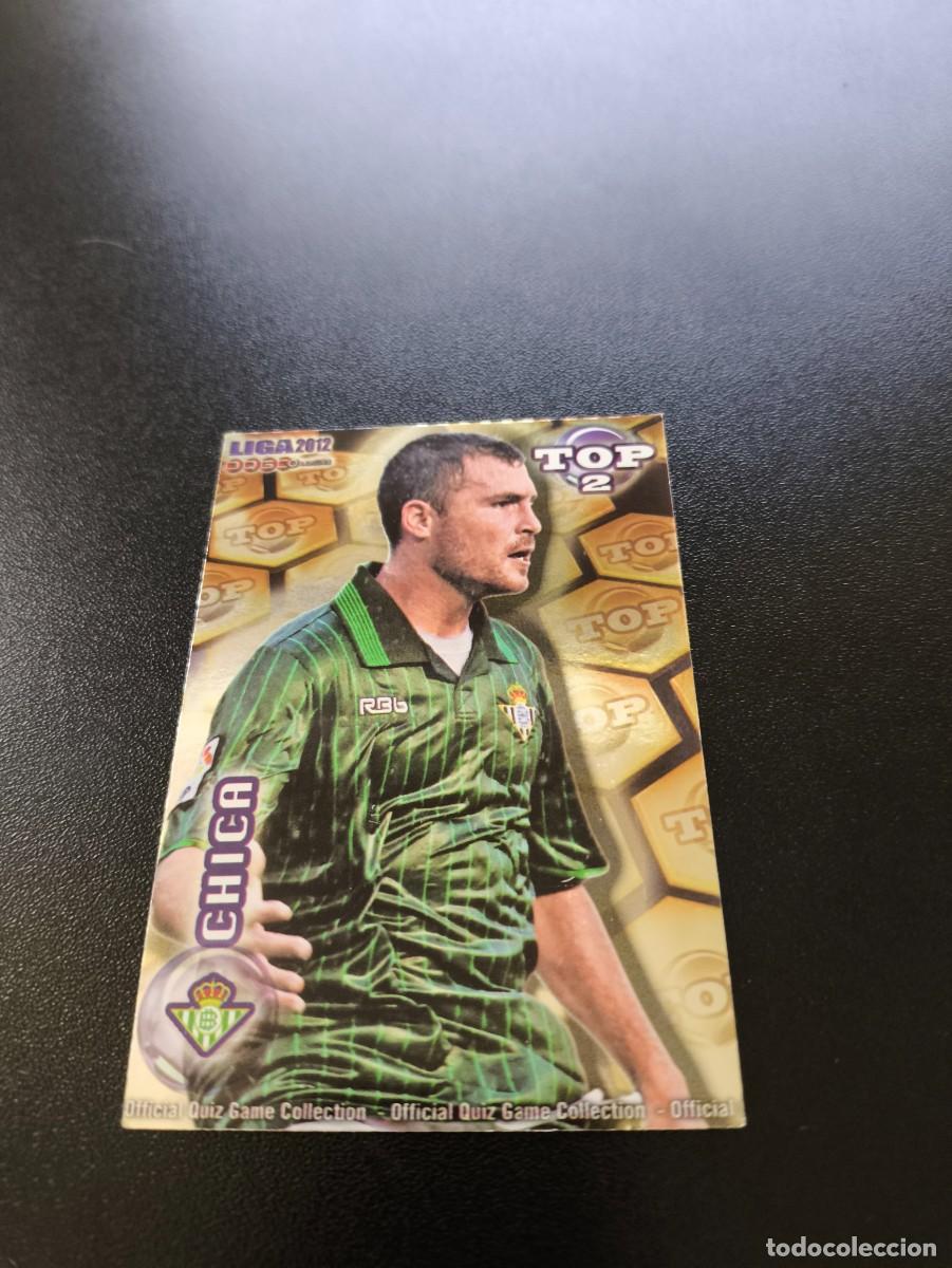 Cromos de F&uacute;tbol: 558 CHICA BETIS DORADO TOP 2 MUNDICROMO LIGA 2011 2012 11 12 NO PANINI ESTE MEGACRACKS