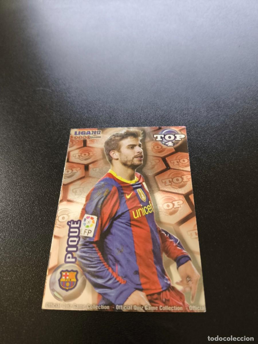 Cromos de F&uacute;tbol: 559 PIQUE BARCELONA ROJO TOP 2 MUNDICROMO LIGA 2011 2012 11 12 NO PANINI ESTE MEGACRACKS