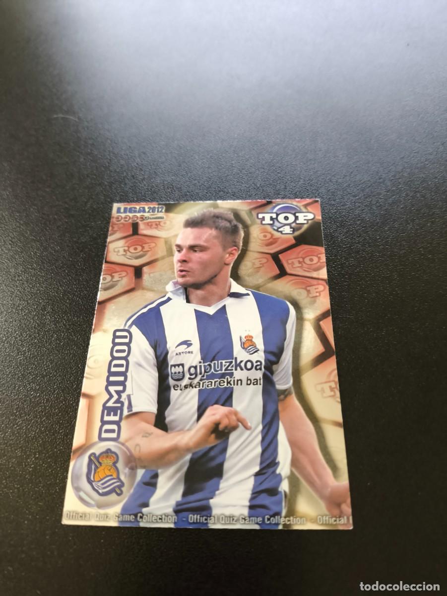 Figurine di Calcio: 562 DEMIDOV REAL SOCIEDAD ROJO TOP 4 MUNDICROMO LIGA 2011 2012 11 12 NO PANINI ESTE MEGACRACKS