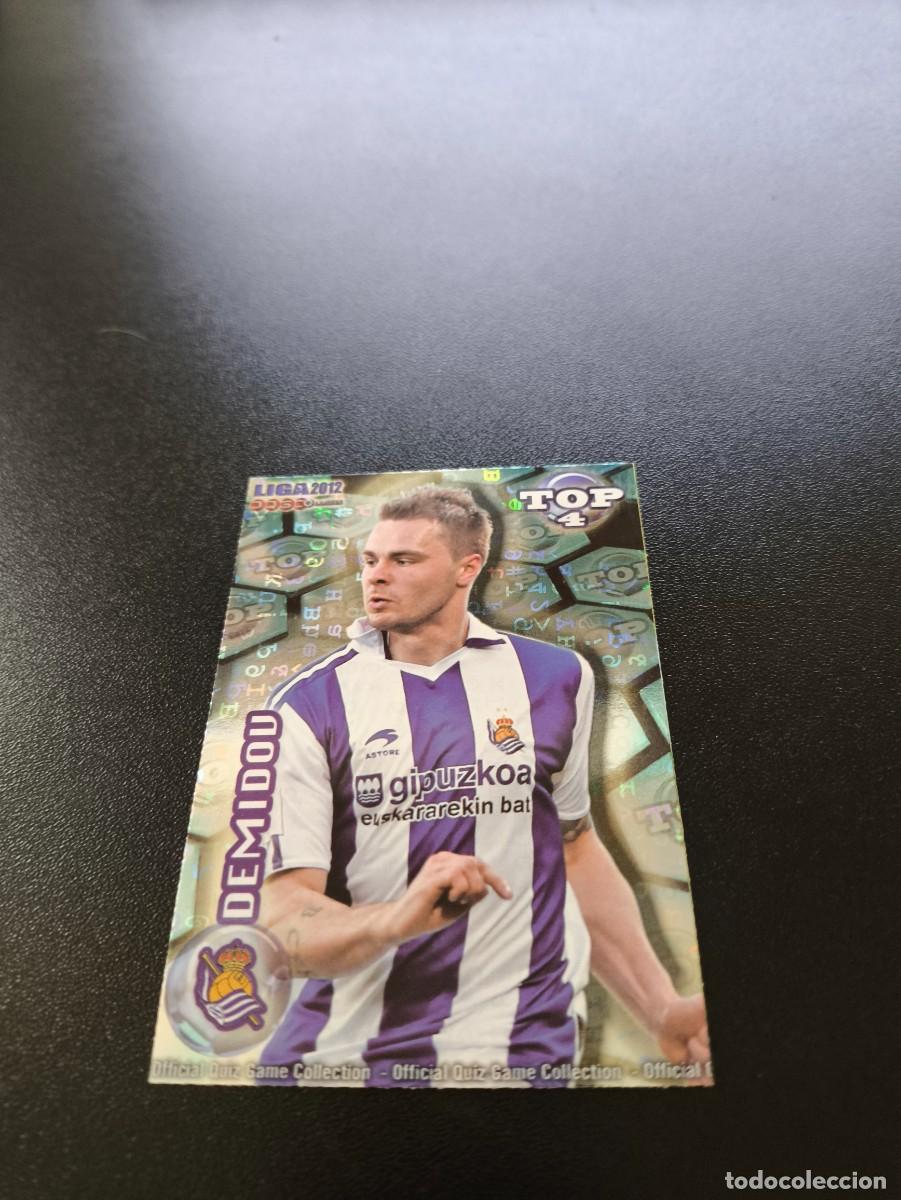 Figurine di Calcio: 562 DEMIDOV REAL SOCIEDAD AZUL LETRAS TOP MUNDICROMO LIGA 2011 2012 11 12 NO PANINI ESTE MEGACRACKS