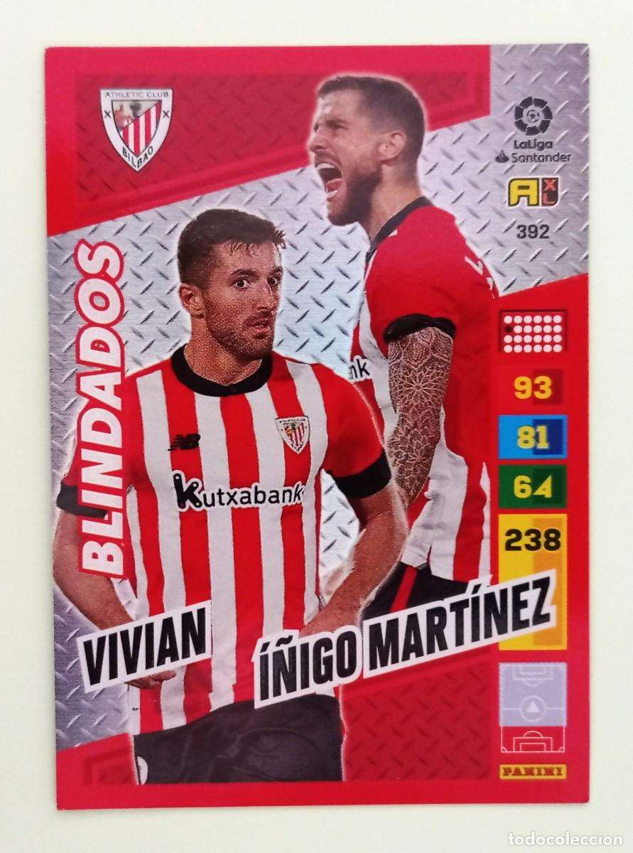 Figurine di Calcio: ADRENALYN XL 2022-2023 (N&ordm; 392 VIVIAN & &Iacute;&Ntilde;IGO MART&Iacute;NEZ - ATH. C. BILBAO) (BLINDADOS)