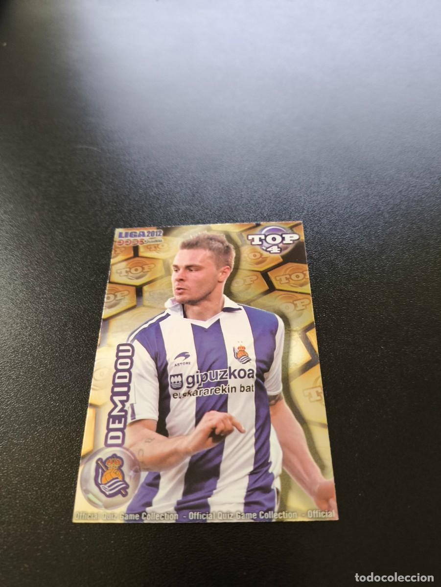 Figurine di Calcio: 562 DEMIDOV REAL SOCIEDAD DORADO TOP 4 MUNDICROMO LIGA 2011 2012 11 12 NO PANINI ESTE MEGACRACKS