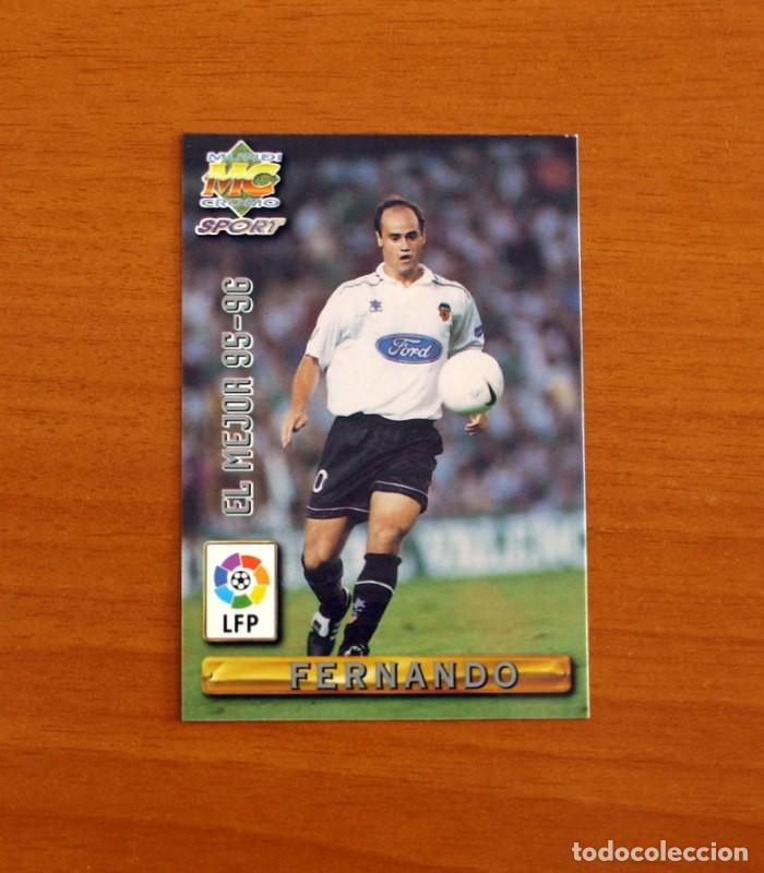 Fu&szlig;ball-Sticker: Valencia -N&ordm; 401 Fernando El Mejor 95-96 -Mundicromo Las Fichas de Liga de F&uacute;tbol 1996-1997-96-97