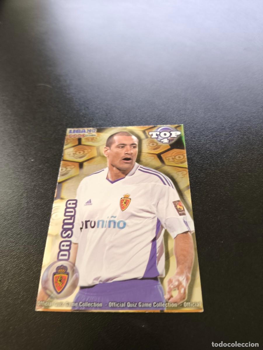 Fu&szlig;ball-Sticker: 565 DA SILVA ZARAGOZA DORADO TOP 4 MUNDICROMO LIGA 2011 2012 11 12 NO PANINI ESTE MEGACRACKS