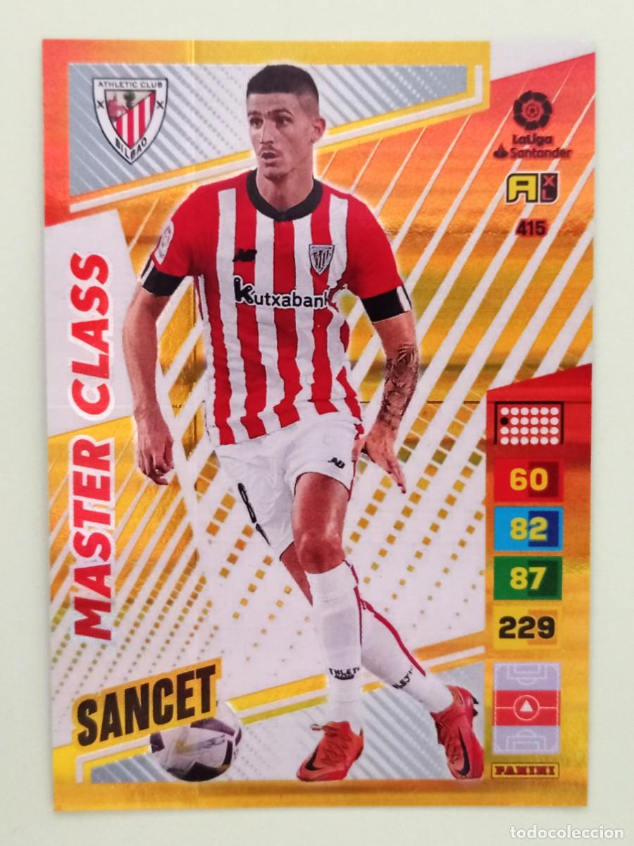 Cromos de F&uacute;tbol: ADRENALYN XL 2022-2023 (N&ordm; 415 SANCET - ATH. C. BILBAO) (MASTER CLASS)