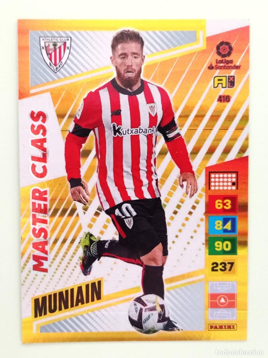 Cromos de F&uacute;tbol: ADRENALYN XL 2022-2023 (N&ordm; 416 MUNIAIN - ATH. C. BILBAO) (MASTER CLASS)