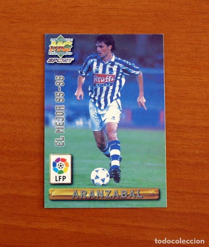 Fu&szlig;ball-Sticker: Real Sociedad -406 Aranzabal El Mejor 95-96 -Mundicromo Las Fichas de Liga de F&uacute;tbol 1996-1997-96-97