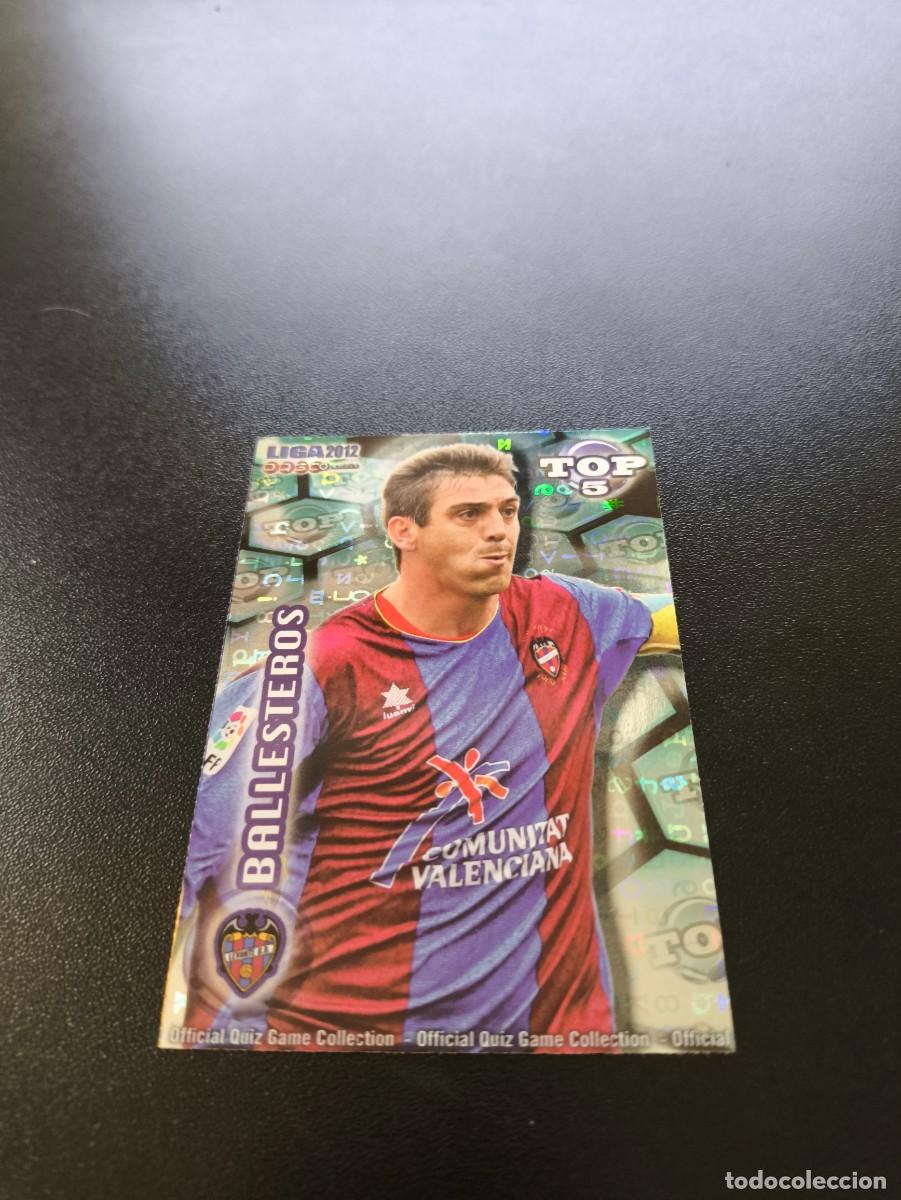 Cartes &agrave; collectionner de Football: 572 BALLESTEROS LEVANTE AZUL LETRAS TOP 5 MUNDICROMO LIGA 2011 2012 11 12 NO PANINI ESTE MEGACRACKS