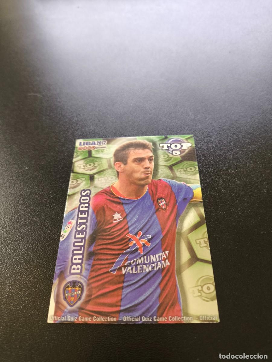Cartes &agrave; collectionner de Football: 572 BALLESTEROS LEVANTE VERDE TOP 5 MUNDICROMO LIGA 2011 2012 11 12 NO PANINI ESTE MEGACRACKS