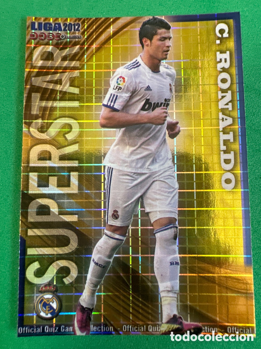 Fu&szlig;ball-Sticker: 53 CRISTIANO RONALDO (R.MADRID) SUPERSTAR CUADROS MUNDICROMO 2012 11 12 TRADING CARD