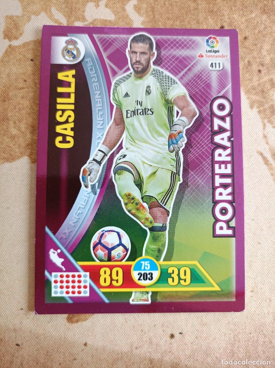 Cromos de F&uacute;tbol: # Porterazo 411 CASILLA Adrenalyn 2016-17