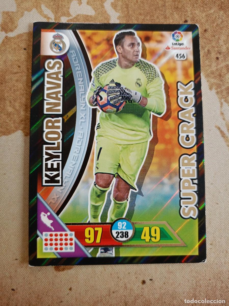 Cromos de F&uacute;tbol: # S&uacute;per Crack 456 KEYLOR NAVAS Adrenalyn 2016-17