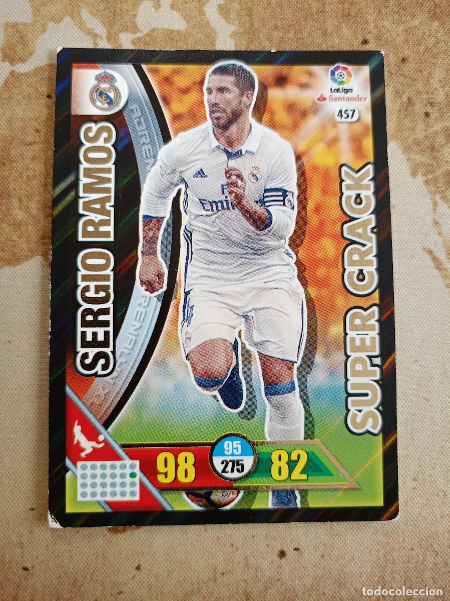 Cromos de F&uacute;tbol: # S&uacute;per Crack 457 SERGIO RAMOS Adrenalyn 2016-17