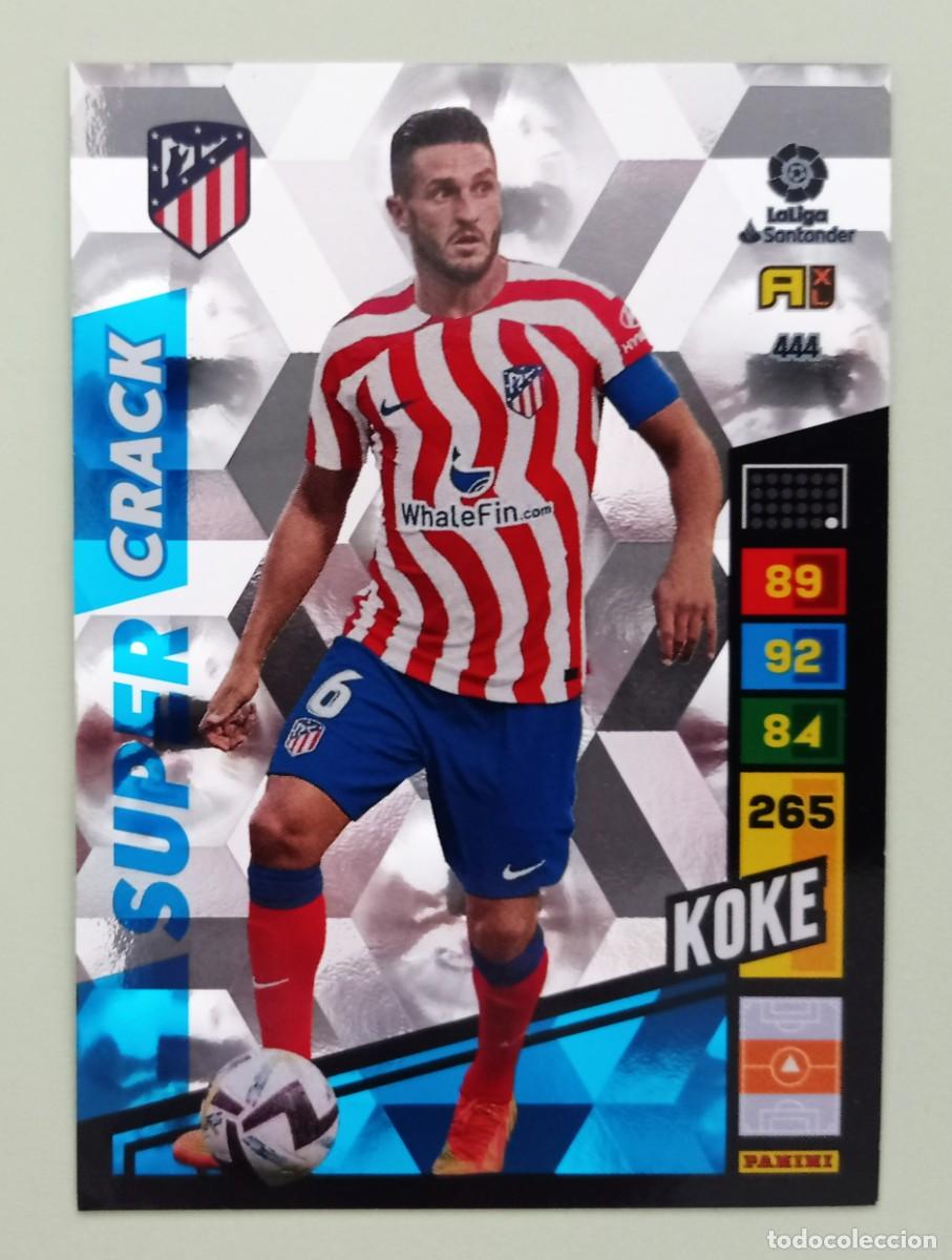 Cromos de F&uacute;tbol: ADRENALYN XL 2022-2023 (N&ordm; 444 KOKE - AT. MADRID) (SUPER CRACK)