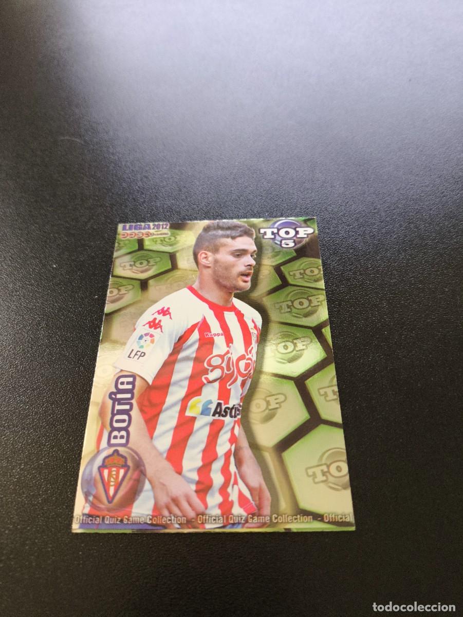 Cromos de F&uacute;tbol: 576 BOTIA SPORTING DE GIJON VERDE TOP 5 MUNDICROMO LIGA 2011 2012 11 12 NO PANINI ESTE MEGACRACKS