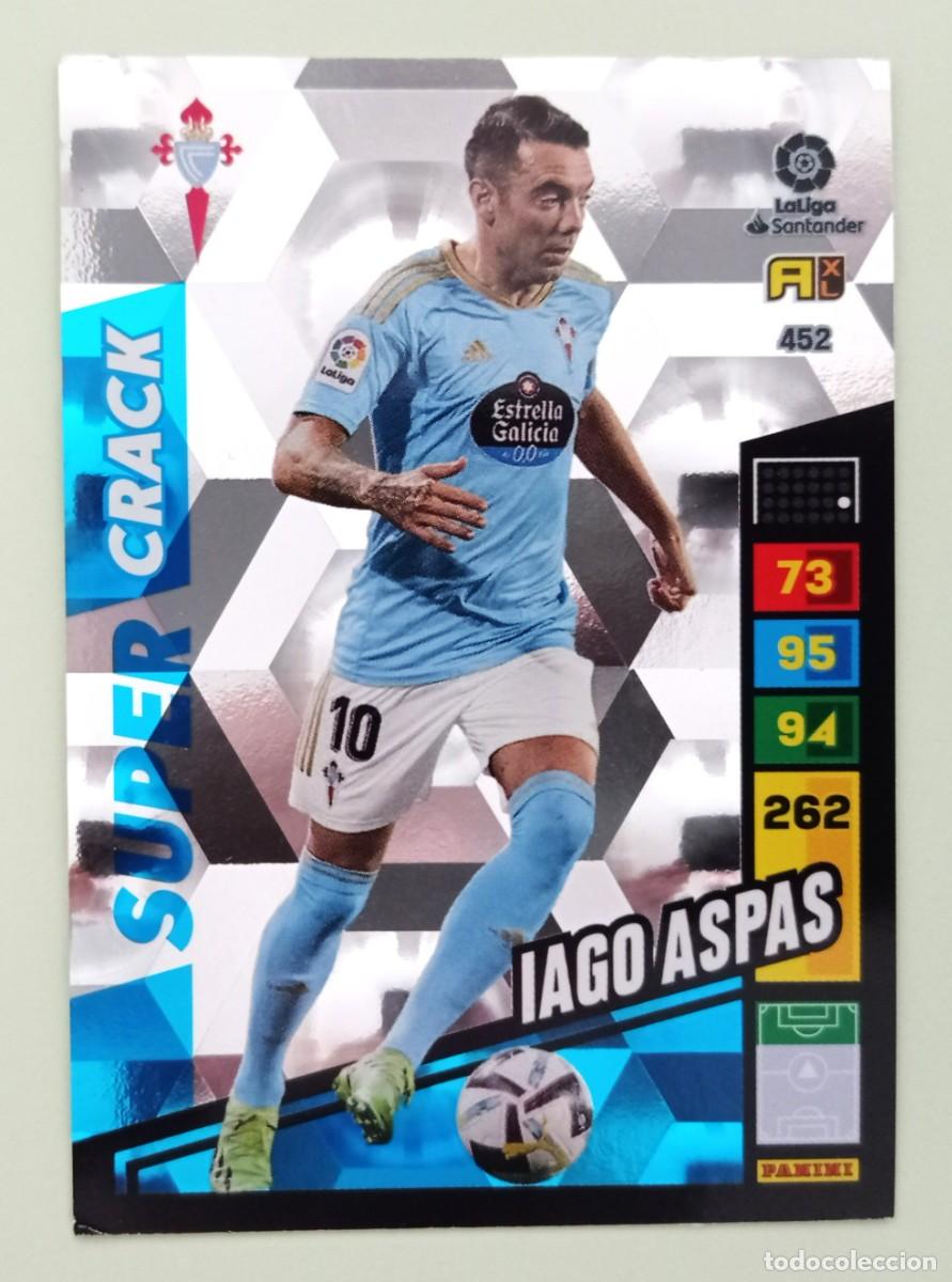 Cromos de F&uacute;tbol: ADRENALYN XL 2022-2023 (N&ordm; 452 IAGO ASPAS - R.C. CELTA DE VIGO) (SUPER CRACK)