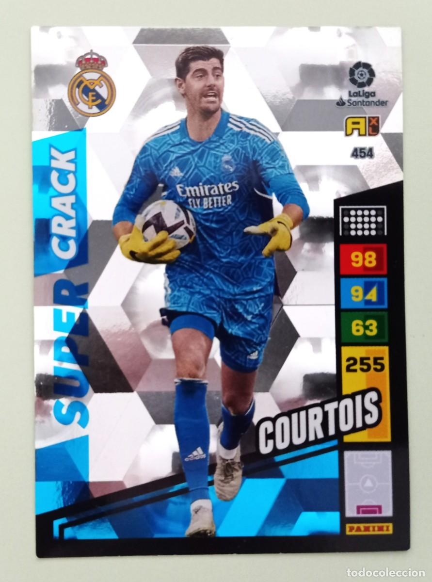 Cromos de F&uacute;tbol: ADRENALYN XL 2022-2023 (N&ordm; 454 COURTOIS - REAL MADRID) (SUPER CRACK)