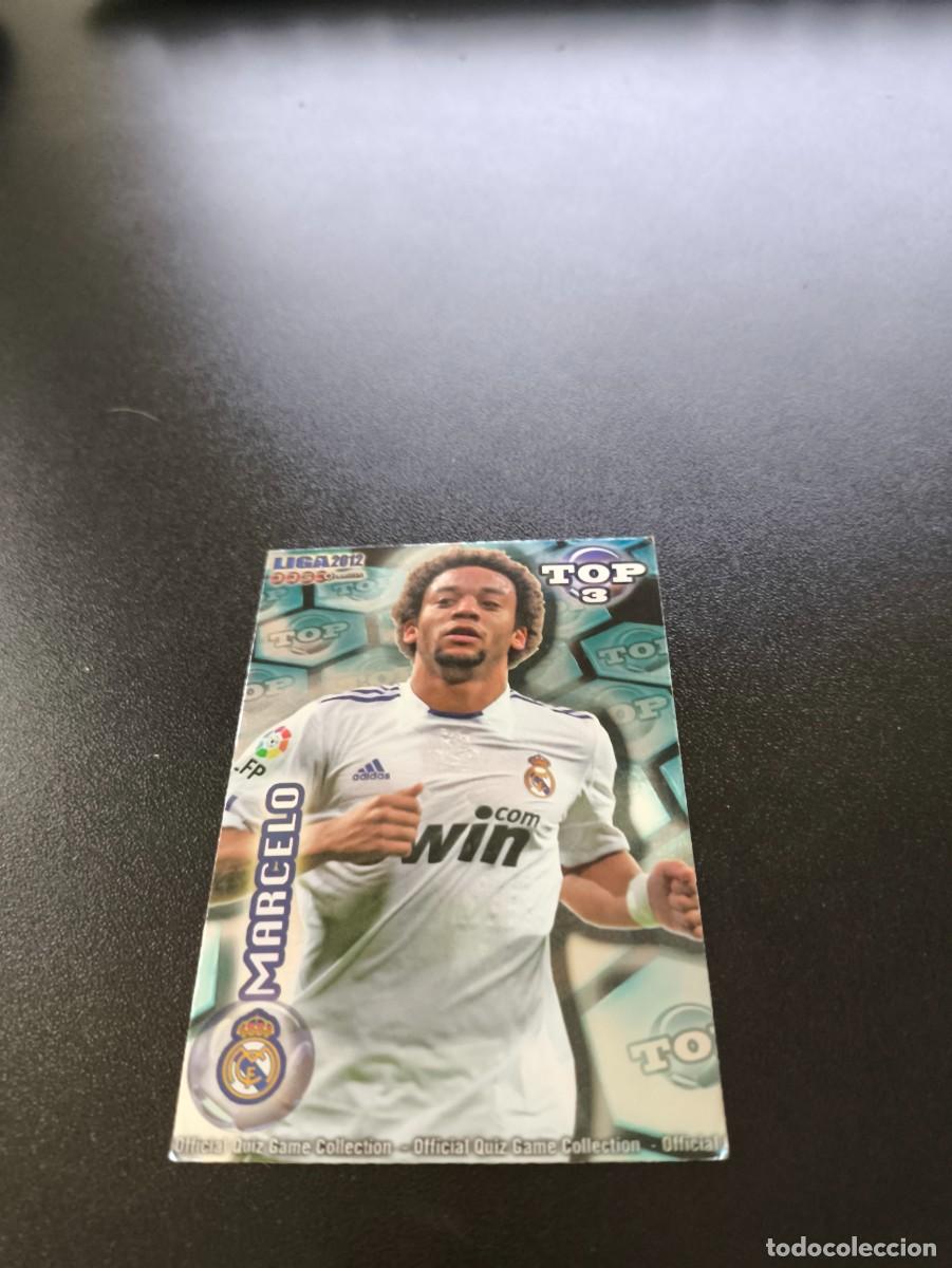 Cromos de F&uacute;tbol: 578 MARCELO REAL MADRID AZUL TOP 5 MUNDICROMO LIGA 2011 2012 11 12 NO PANINI ESTE MEGACRACKS