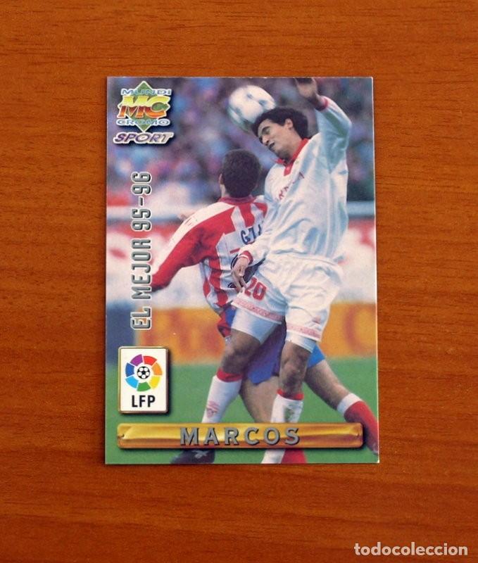Cromos de F&uacute;tbol: Sevilla -N&ordm; 413 Marcos El Mejor 95-96-Mundicromo Las Fichas de Liga de F&uacute;tbol 1996-1997-96-97