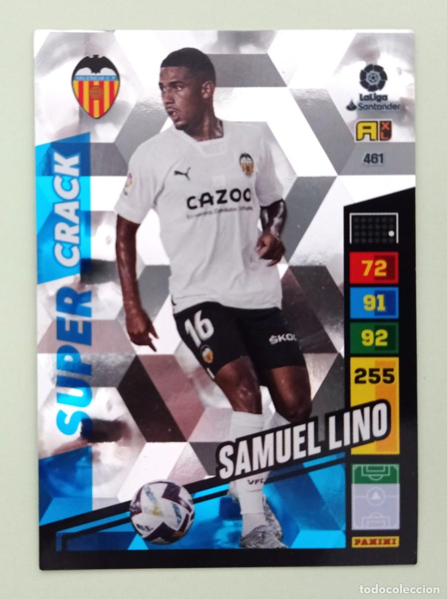 Cromos de F&uacute;tbol: ADRENALYN XL 2022-2023 (N&ordm; 461 SAMUEL LINO - VALENCIA C.F.) (SUPER CRACK)