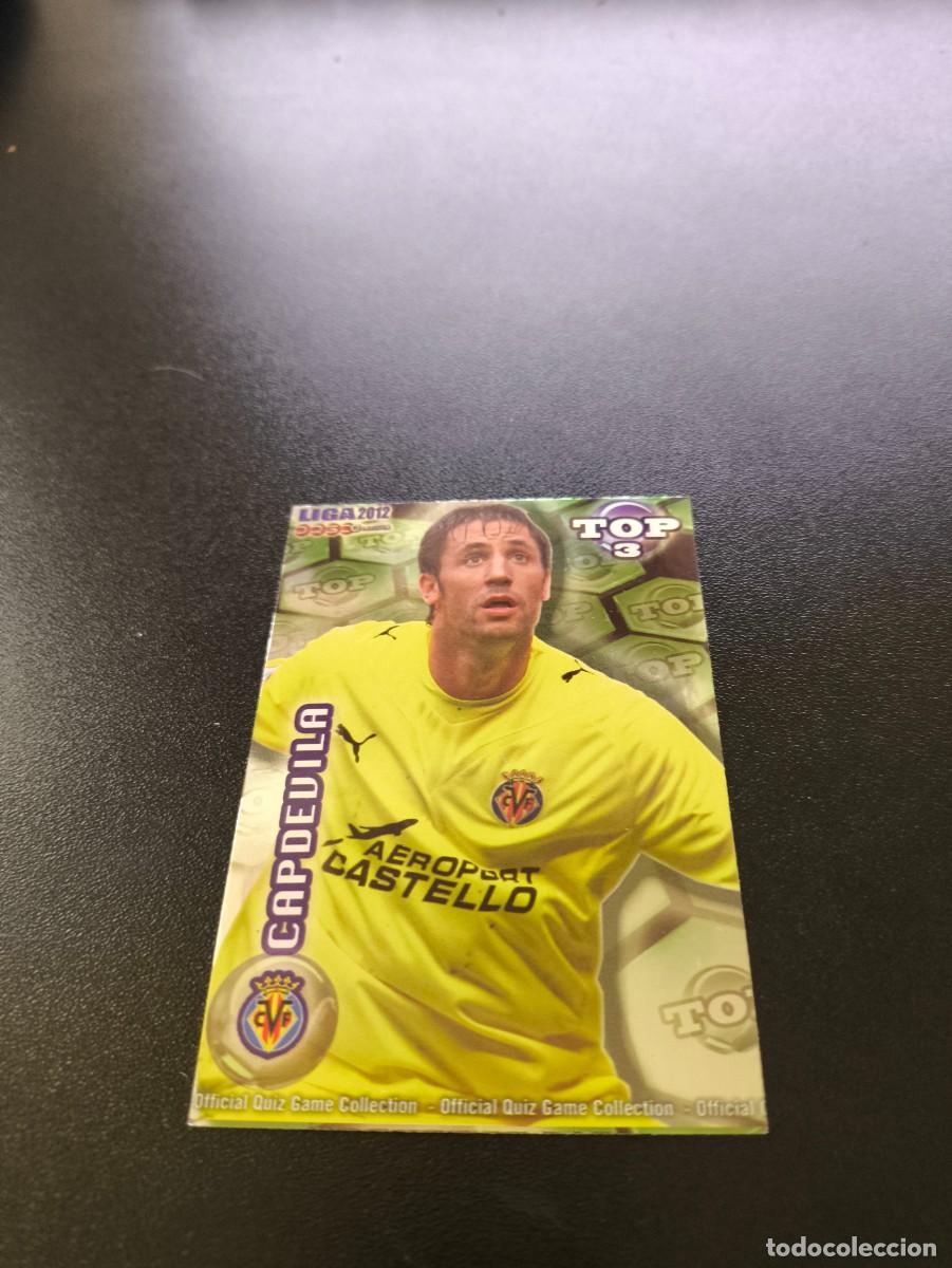 Cartes &agrave; collectionner de Football: 580 CAPDEVILA VILLARREAL BAJA VERDE TOP 3 MUNDICROMO LIGA 2011 2012 11 12 NO PANINI ESTE MEGACRACKS